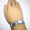 White Buffalo Bracelet by Arnold Goodluck 5-3/4"