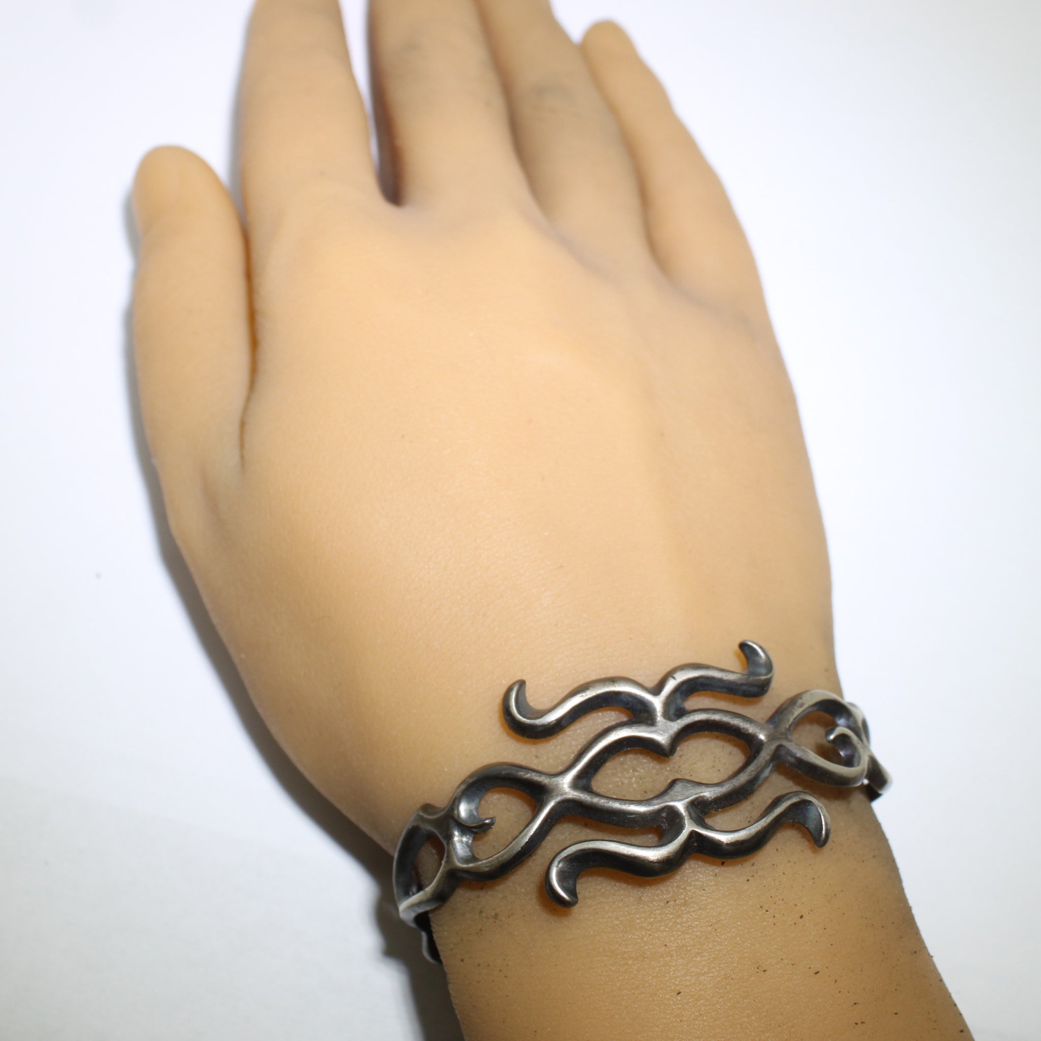 Silver Bracelet by Navajo 5-3/4"