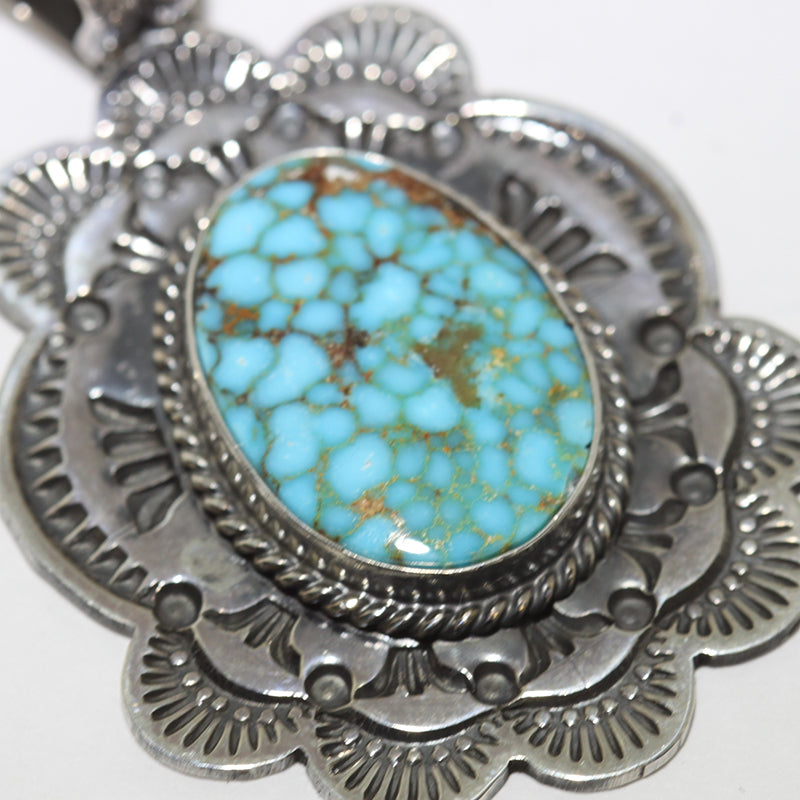 ネックレス・ペンダント Vintage Sunshine Reeves Pendant Sunshine Reeves Navajo Damele Variscite Sterling Silver