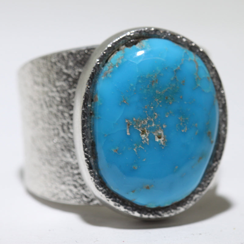 Blue Gem Ring by Lee Begay- 9.5