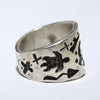 Silver Ring by Kee Yazzie- 6