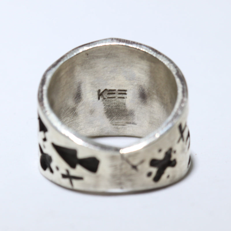 Silver Ring by Kee Yazzie- 6