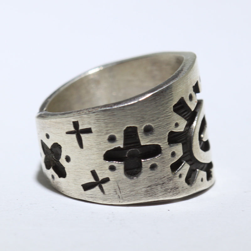 Silver Ring by Kee Yazzie- 5