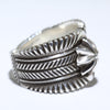 Silver Ring by Ron Bedonie- 7