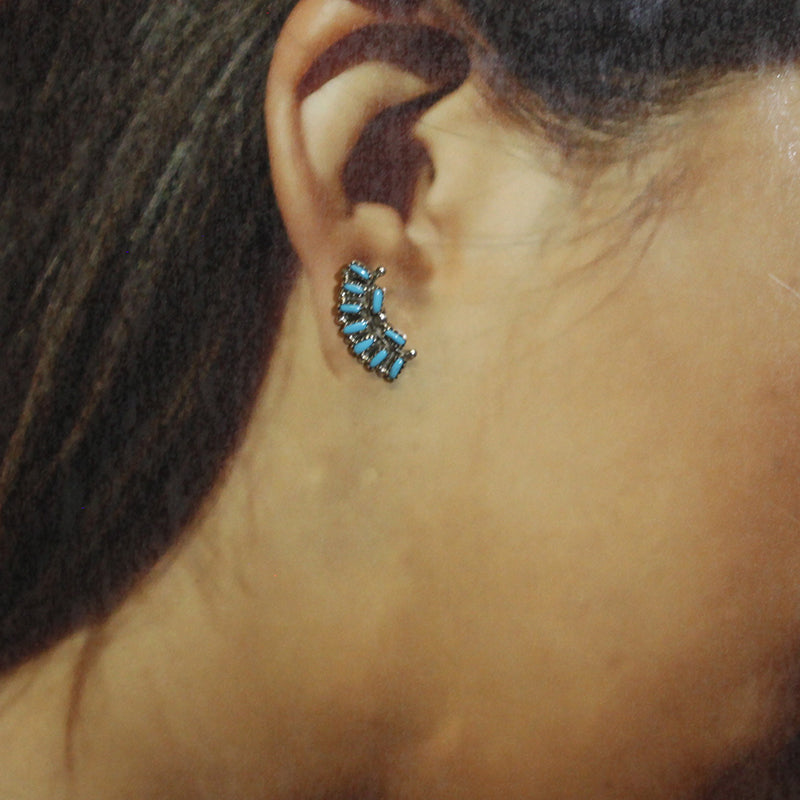 Inlay Earrings by Zuni