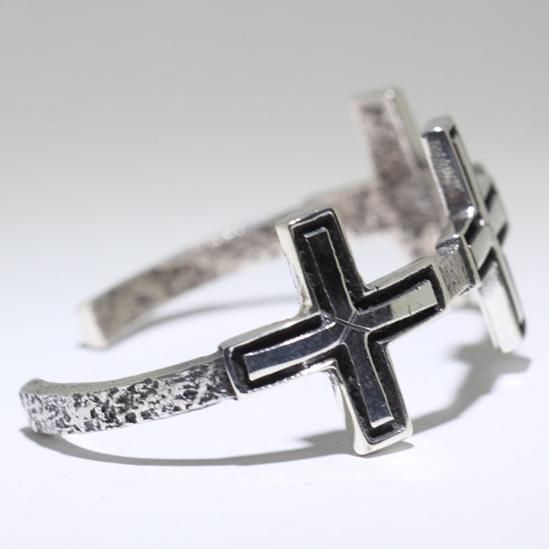 Silver Bracelet by Aaron Anderson 5-1/2"