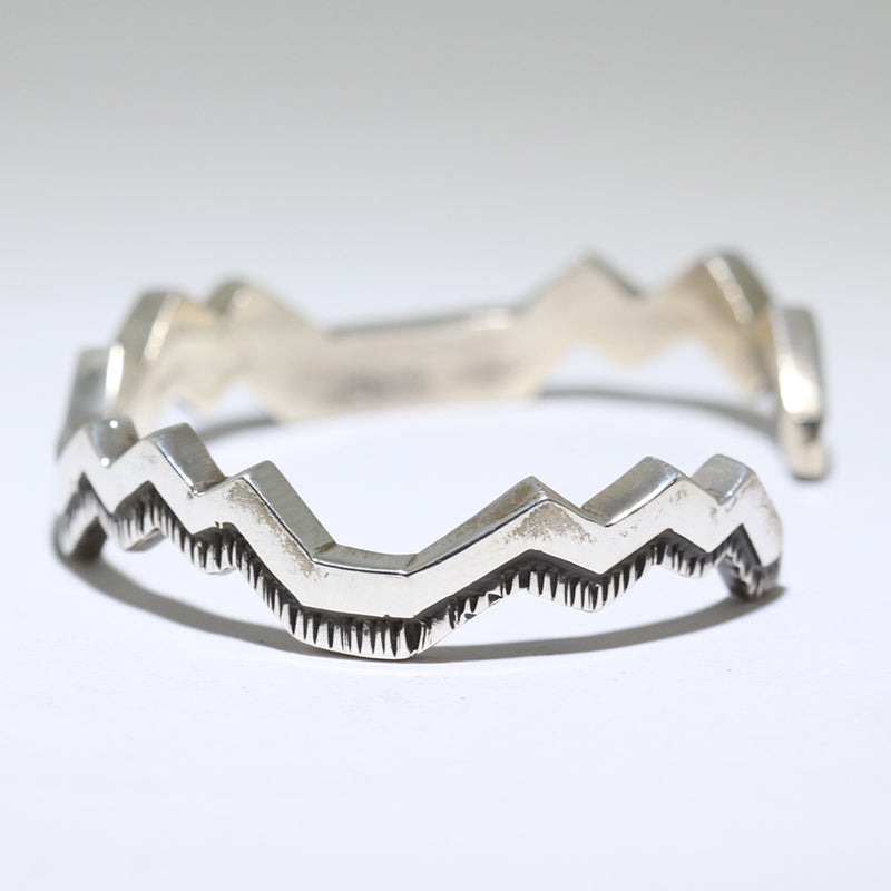 Silver Bracelet by Kee Yazzie 5"