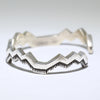Silver Bracelet by Kee Yazzie 5"