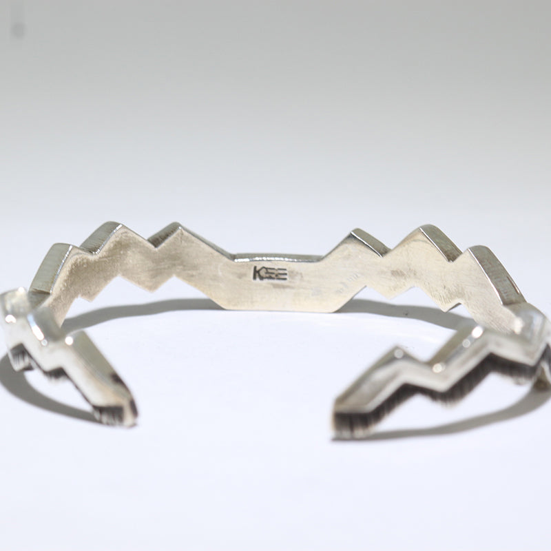Silver Bracelet by Kee Yazzie 5"