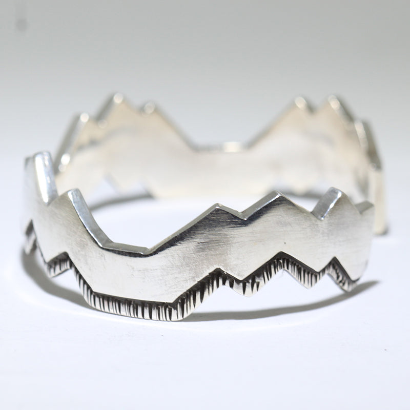 Silver Bracelet by Kee Yazzie 5-1/2"