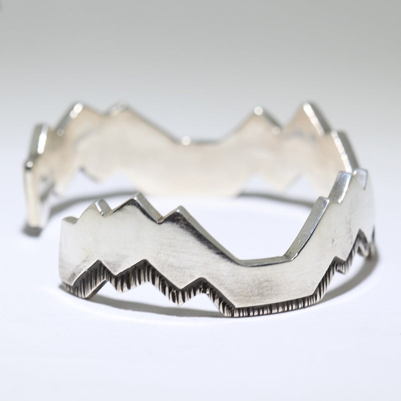 Silver Bracelet by Kee Yazzie 5-1/2"