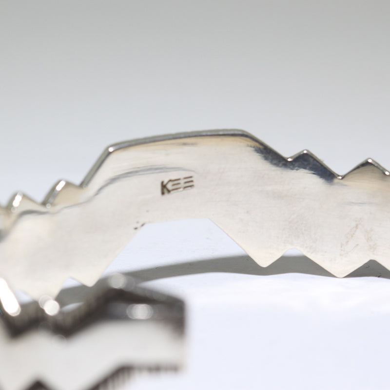Silver Bracelet by Kee Yazzie 5-1/4"