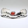 Coral Bracelet by Kee Yazzie 5-1/4"