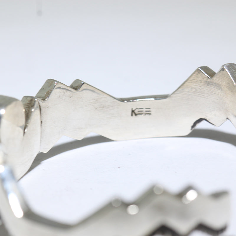 Coral Bracelet by Kee Yazzie 5-1/4"