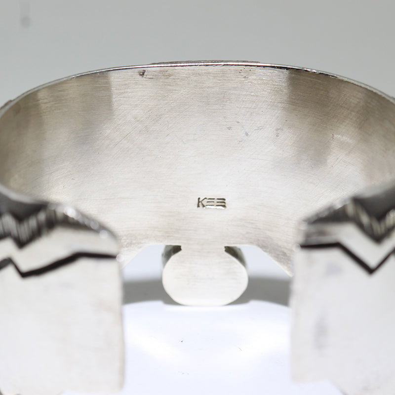 Coral Bracelet by Kee Yazzie 5-1/4"