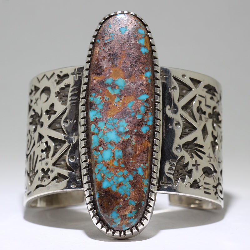 Pilot Mtn Bracelet by Kee Yazzie 5-1/4"