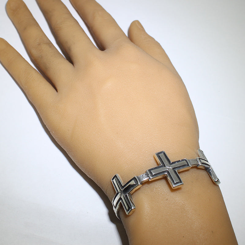 Silver Bracelet by Aaron Anderson 5-1/2"