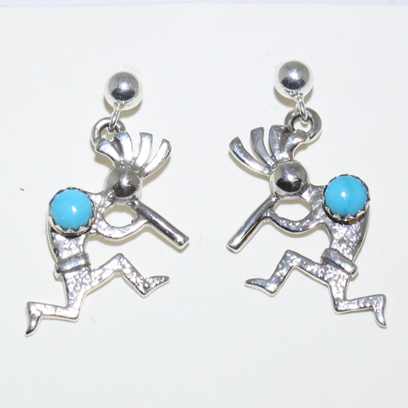 Turquoise Earrings by Navajo
