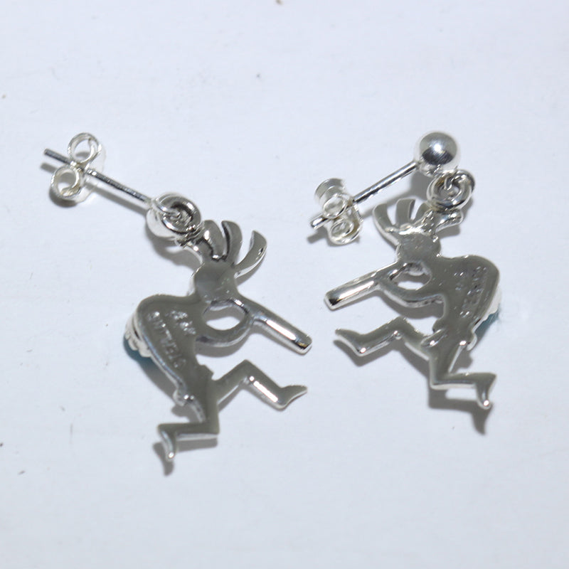 Turquoise Earrings by Navajo