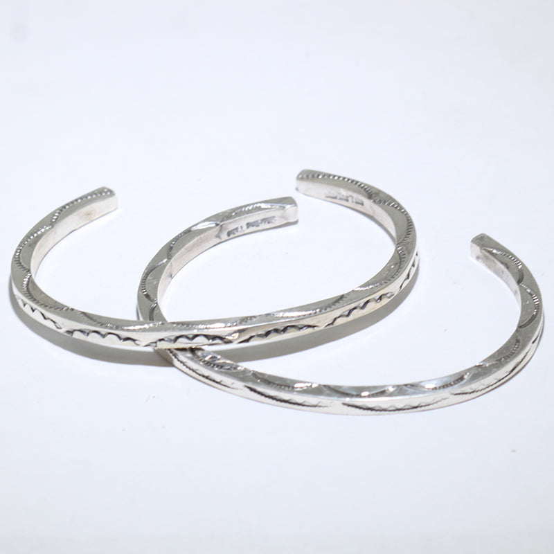 Silver Bracelet by Navajo 5"