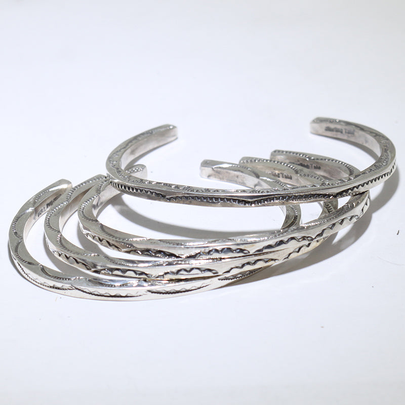 Silver Bracelet by Navajo 5"