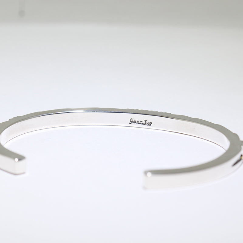 Silver Bracelet by Jennifer Curtis 5-1/4"