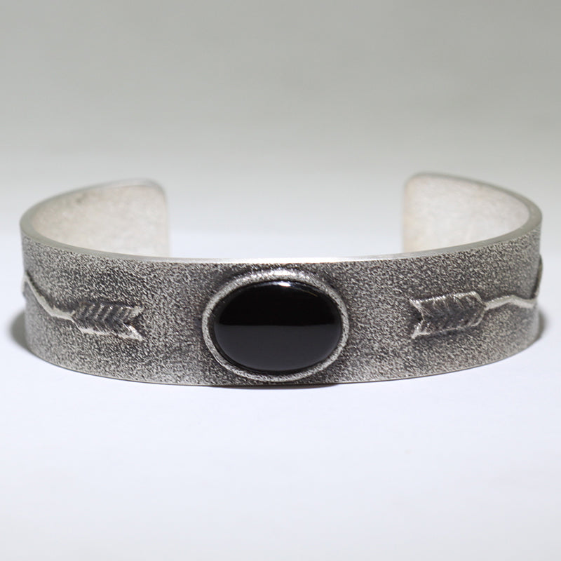 Onyx Bracelet by Lee Begay 5-1/2"