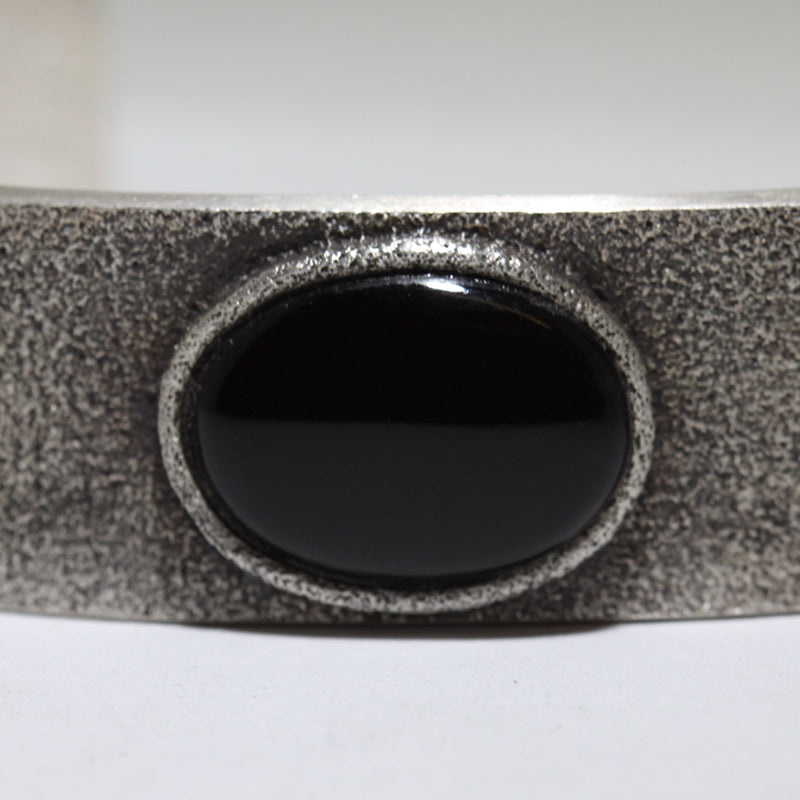 Onyx Bracelet by Lee Begay 5-1/2"