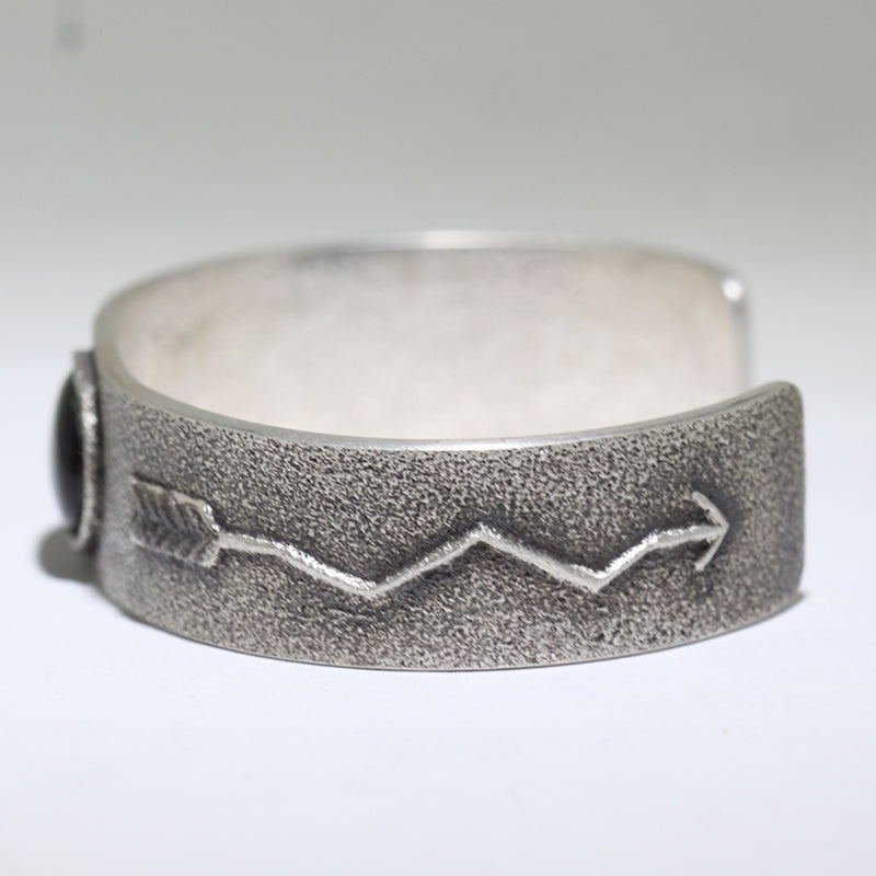 Onyx Bracelet by Lee Begay 5-1/2"