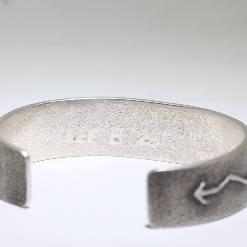 Onyx Bracelet by Lee Begay 5-1/2"