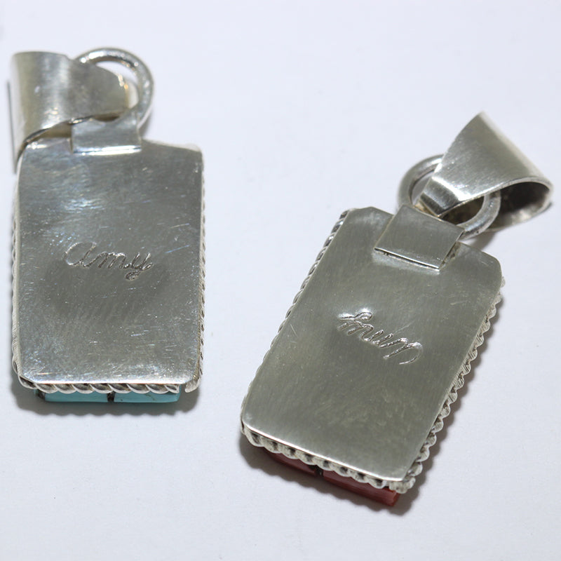 Inlay Pendant by Amy Wesley