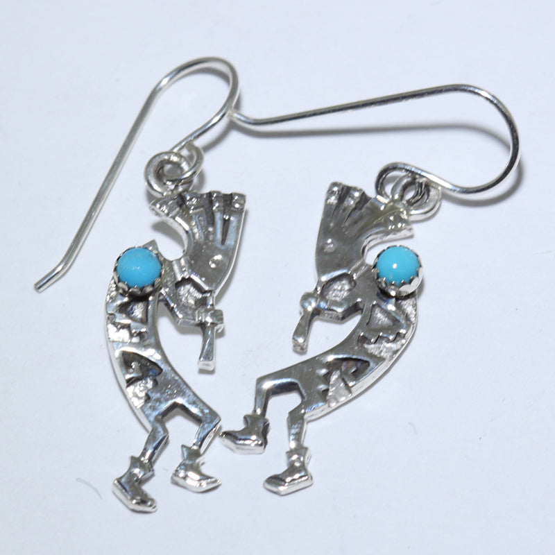 Kokopelli Earrings by Navajo