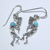 Kokopelli Earrings by Navajo