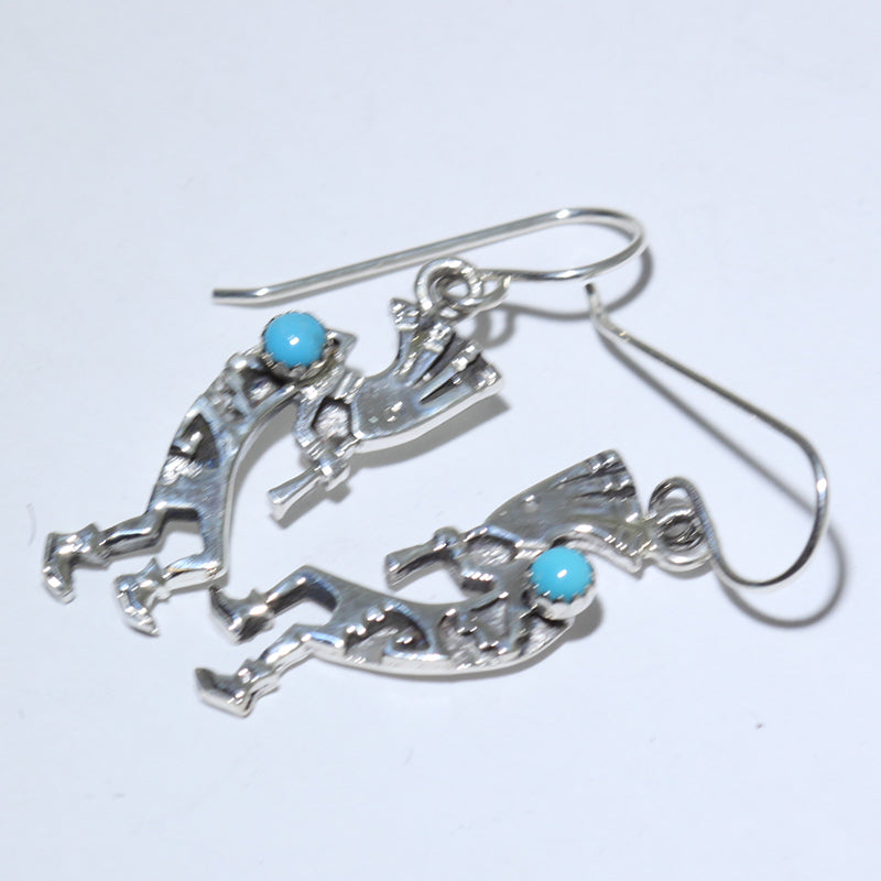 Kokopelli Earrings by Navajo