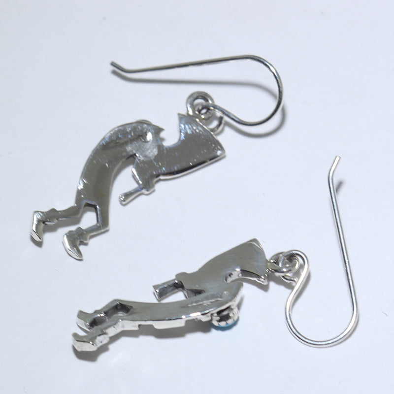 Kokopelli Earrings by Navajo