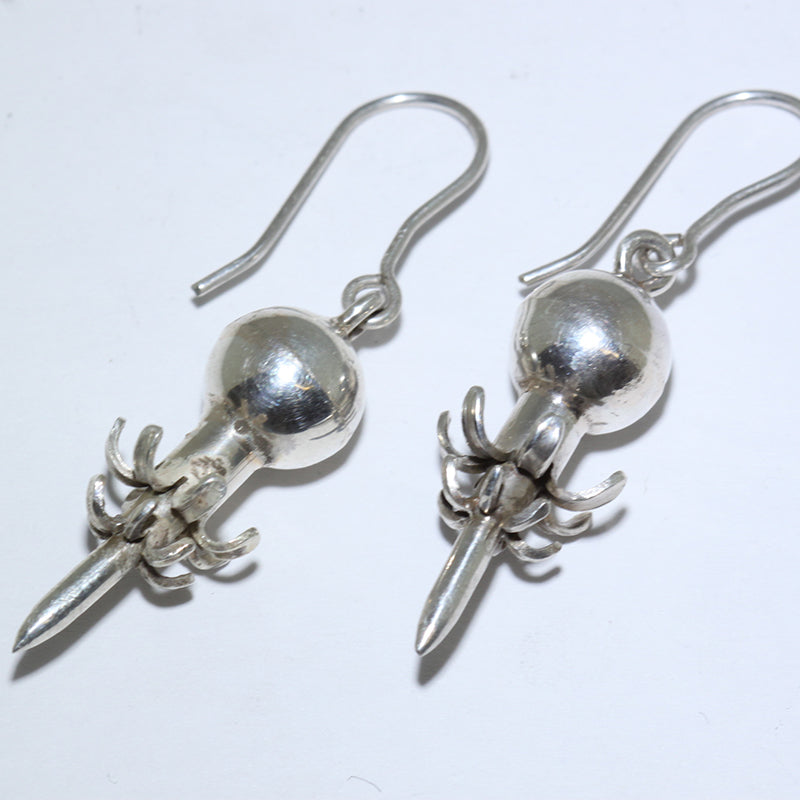 Silver Earrings by Harrison Jim
