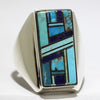 Inlay Ring by Edward/Patricia Becenti- 10.5