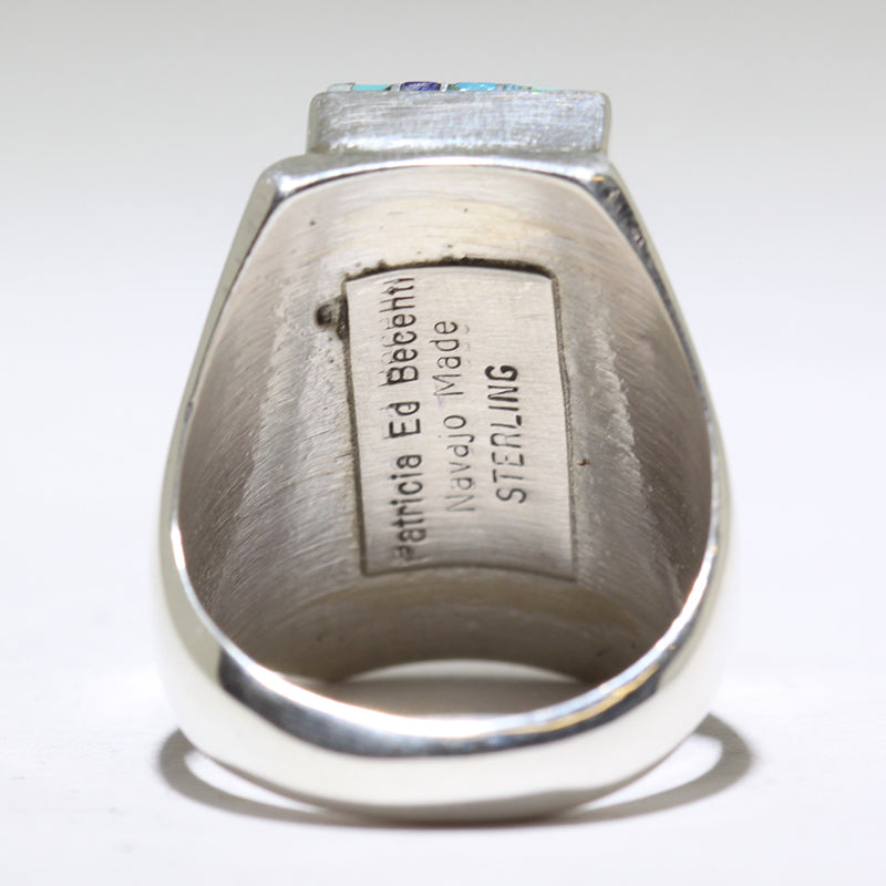 Inlay Ring by Edward/Patricia Becenti- 10.5