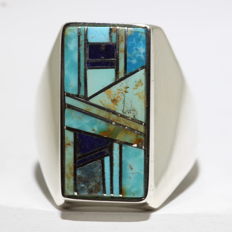 Inlay Ring by Edward/Patricia Becenti- 10.5