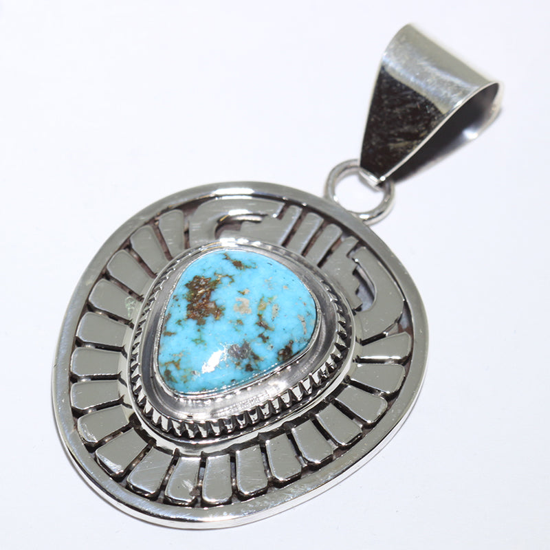 Leonard Nez レオナルド・ネズ ペンダント　Kingmanキングマン Kingman Pendant by Leonard Nez – Gallup Trading