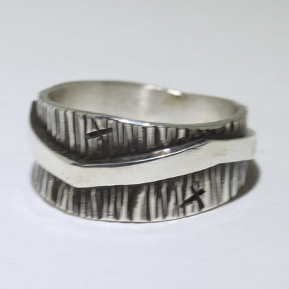Silver Ring by Kee Yazzie- 9