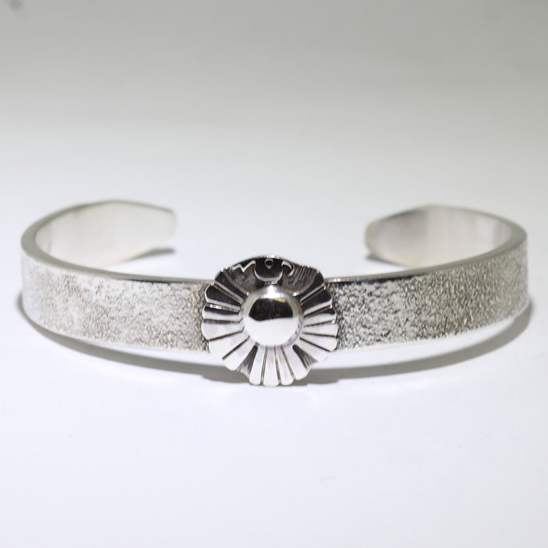 Silver Bracelet by Hopi 5-1/2"