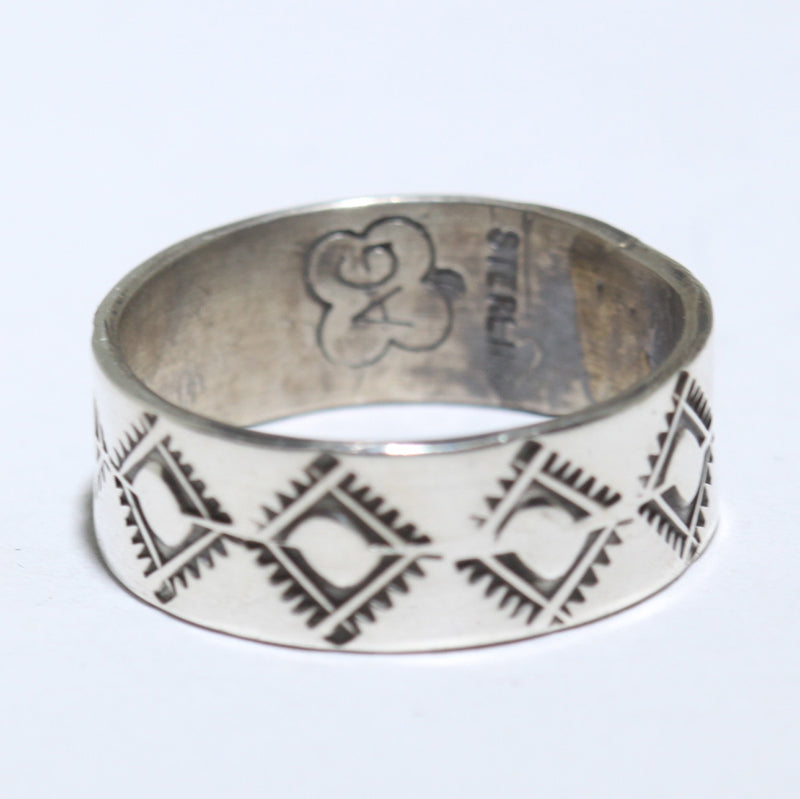Silver Ring by Arnold Goodluck- 6.5