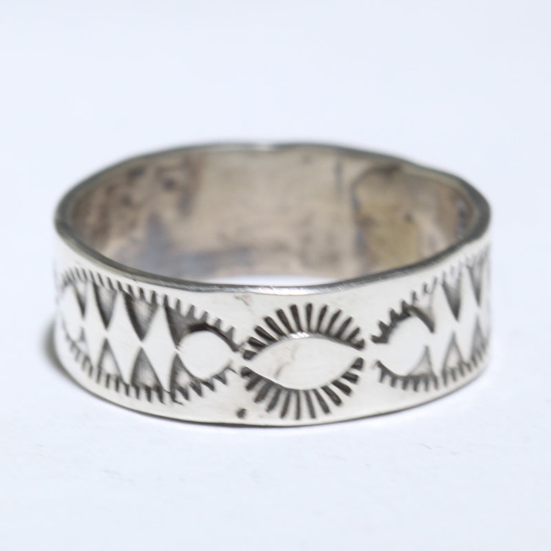 Silver Ring by Arnold Goodluck- 8