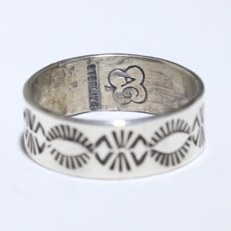 Silver Ring by Arnold Goodluck- 8.5