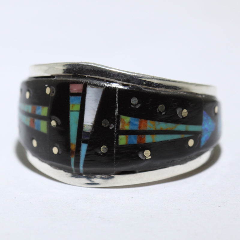 Inlay Ring by Navajo- 12.5