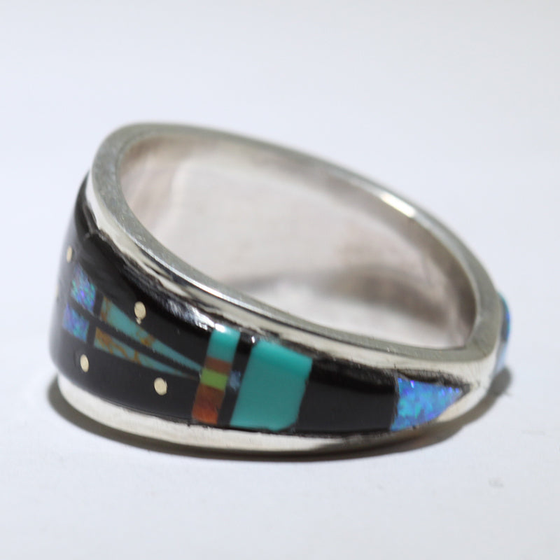 Inlay Ring by Navajo- 12.5