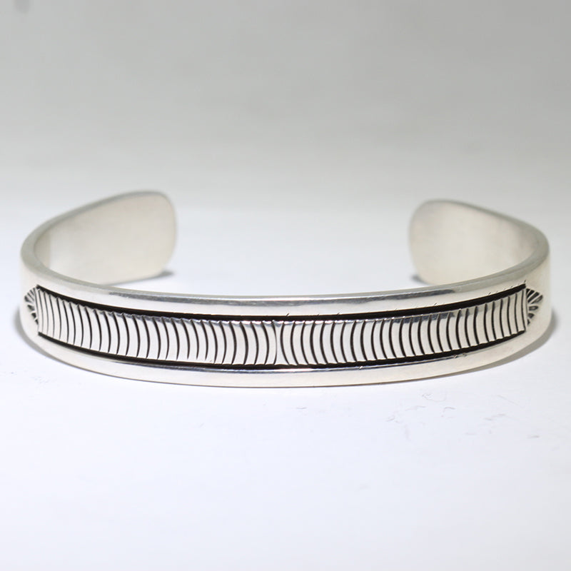 Silver Bracelet by Bruce Morgan 6-1/4"