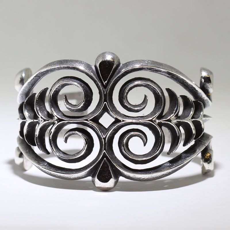 Silver Bracelet by Aaron Anderson 5-1/2"
