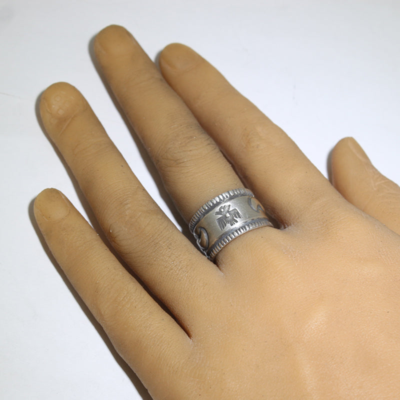 Silver Ring by Falcon Trading Company- 7.5